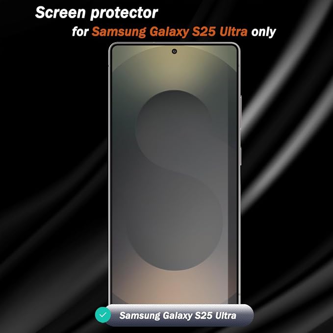 1 Pack for Samsung Galaxy S25 Ultra Privacy Screen Protector - Image 2