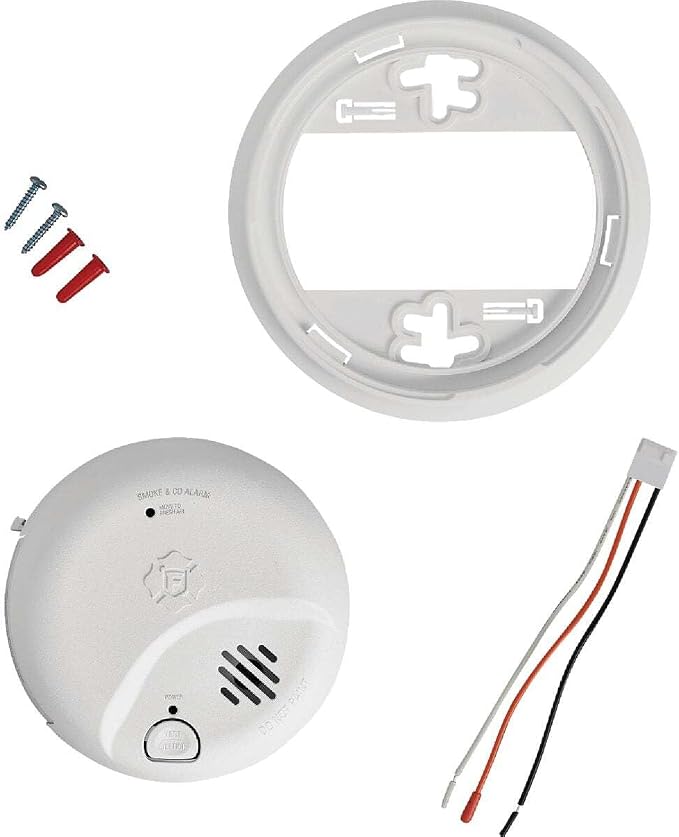 First Alert 10 Year Back Up Hard-Wired w/Battery Back-Up Ionization Smoke and - Image 7