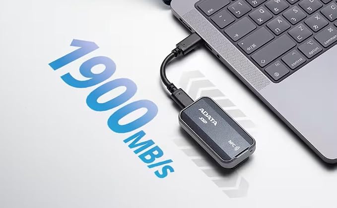 ADATA Urban TAPSAFE 2TB External SSD, Tap Safe, Transfer Fast. - Image 6