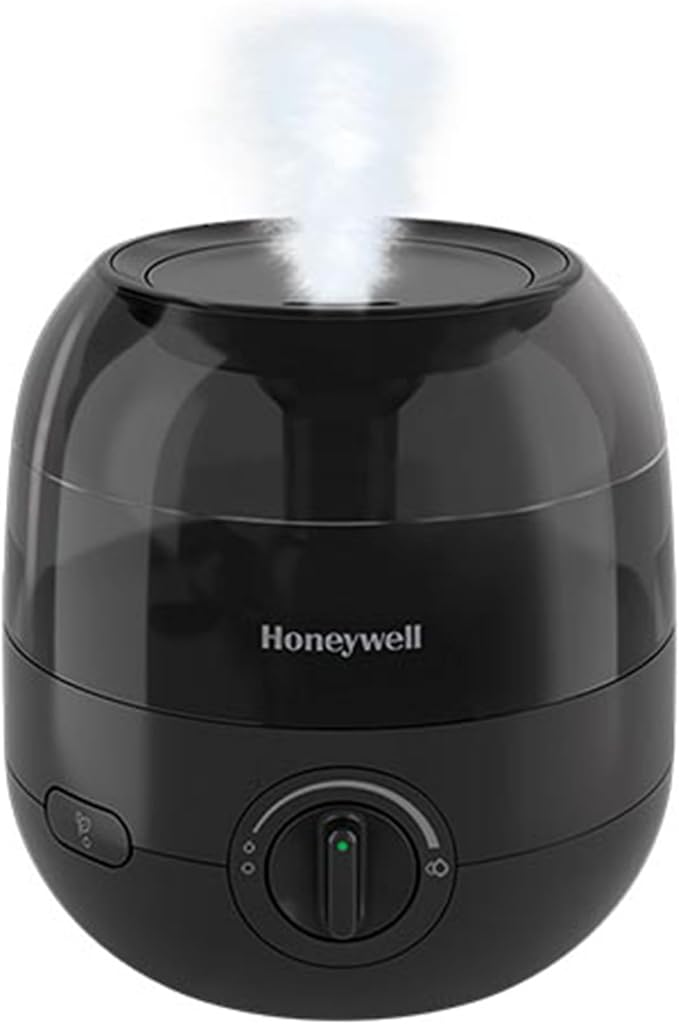 Honeywell Mini Cool Mist humidifier, Easy to Fill and Clean, humidifier for small Bedroom, Kids Rooms, or office. Ultra Quiet Operation and Auto Shut-Off - Black, HUL525B - Image 9