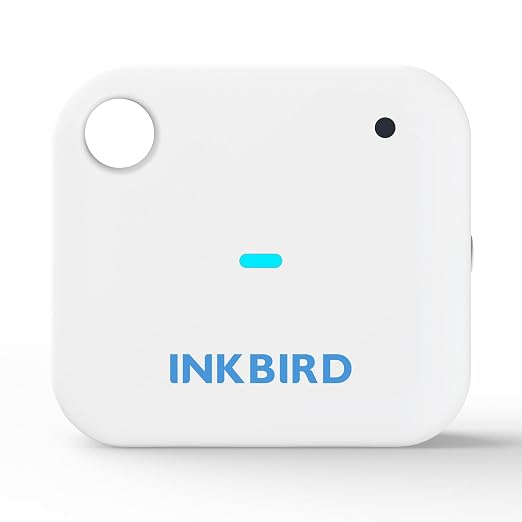 Smart Wi-Fi Temperature and Humidity Sensor, Inkbird Indoor White Hygrometer by Inkbird