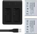 AKASO 1350mAh Rechargeable Action Camera Batteries by AKASO