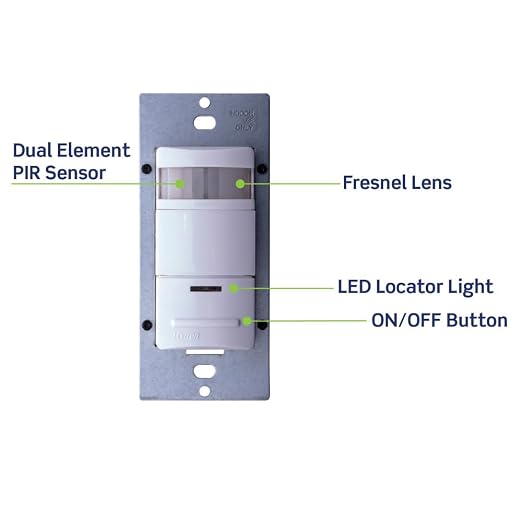 Leviton Decora 120/277-Volt Wall Switch Occupancy Sensor - Image 7