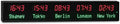 LED World Clock 5 Time Zones, WiFi Auto-Sync Digital Wall Clock, Wide Viewing by Unknown
