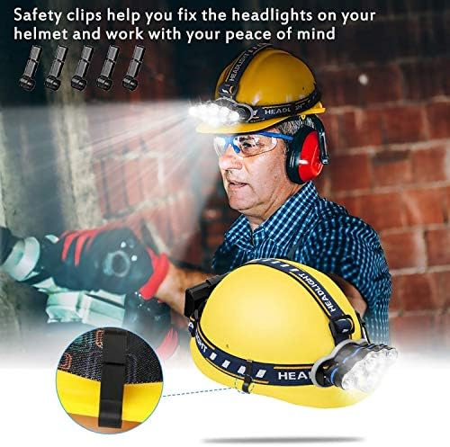 Rechargeable Headlamp, 8 LED Headlamp Flashlight 18000 Lumen 8 Modes with White Red Lights USB Cable, Waterproof Head Lamp for Outdoor Camping Cycling Running Fishing - Image 7