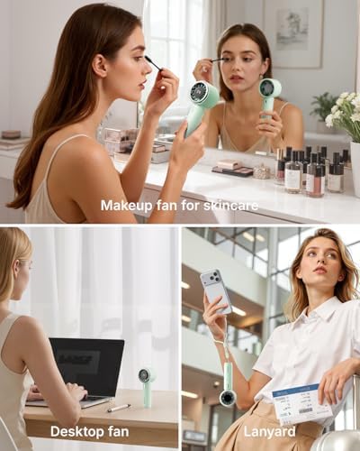 SWEETFULL Portable Handheld Fan, Mini Rechargeable Personal Hand Fan - Image 6