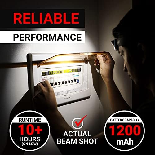 GearLight USB Rechargeable Headlamp Flashlight for Running, Camping, and Outdoor LED Headlight Camping Headlamps - Head Lamp Light for Adults, Kids, Emergency Gear - Black - 2 Pack - Image 4