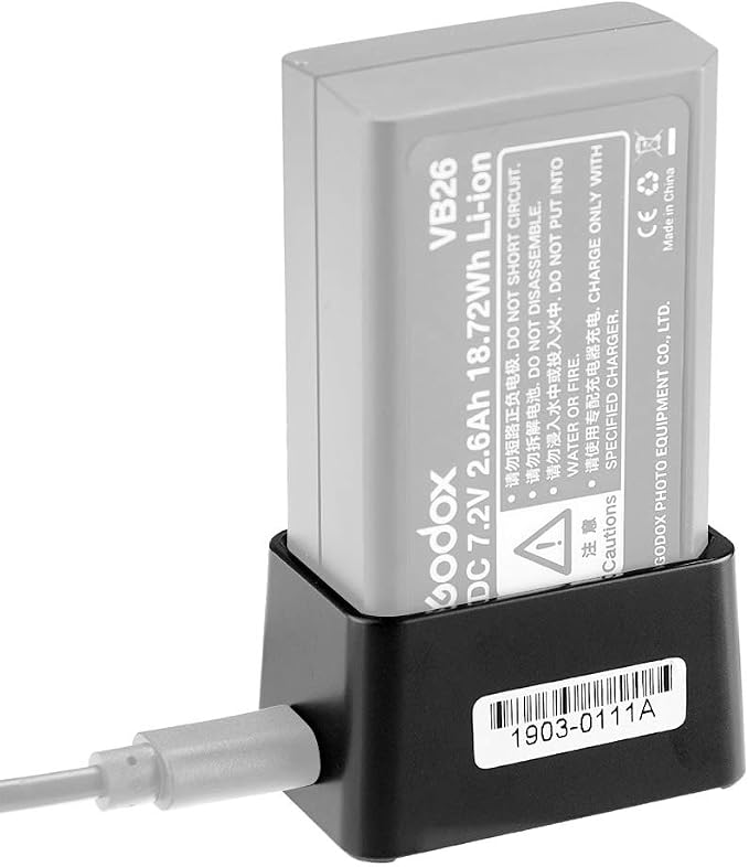 Godox VC26 USB Battery Charger DC 5V Input DC 8.4V Output - Image 5