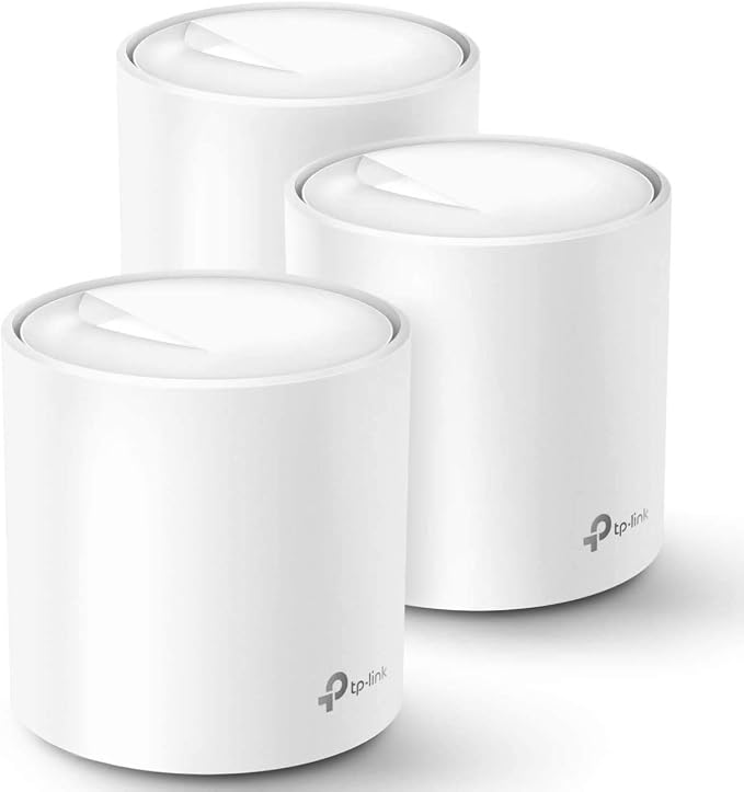 TP-Link Deco X60 WiFi 6 AX3000-3 Pack by Amazon+Renewed