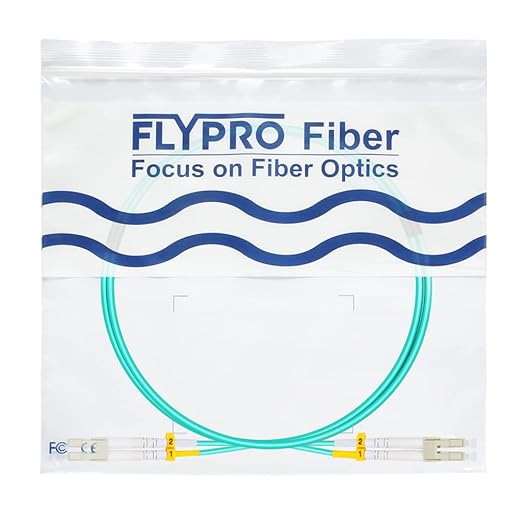 FLYPROFiber- LC to LC Fiber Patch Cable OM3 2M/7ft, Length Options: 0.2m-200m - Image 7