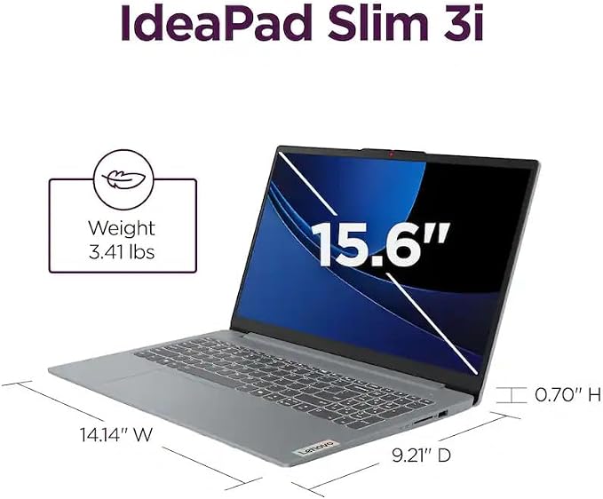 Lenovo IdeaPad Slim 3i, 15.6" FHD Laptop, Quad-Core Intel N150, 8GB DDR5, 128GB Storage, Windows 11 with Microsoft 365, Numeric Keypad, for Home & Office - Image 6