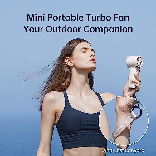 JISULIFE Handheld Fan Pro1S - Next-Gen Airflow: Up to 12H Runtime - Image 6