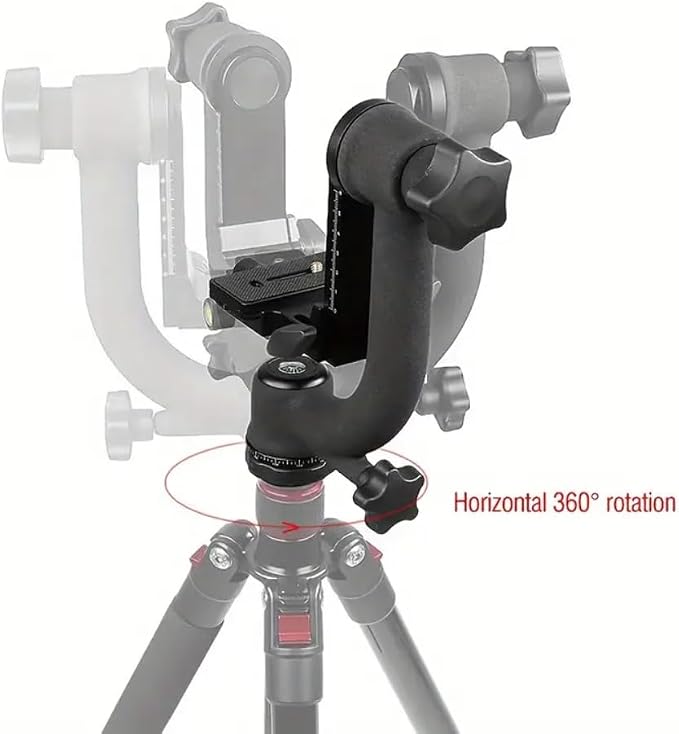 Aluminum Alloy Gimbal Tripod Head - Image 3