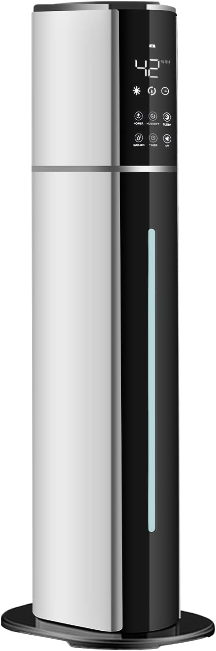 Ultrasonic Cool Mist Humidifier for Large Room Bedroom, Top Fill Humidifier(9L/2.38Gals) for Baby Adults, Smart & Remote Control, Last 60 Hours by H1A