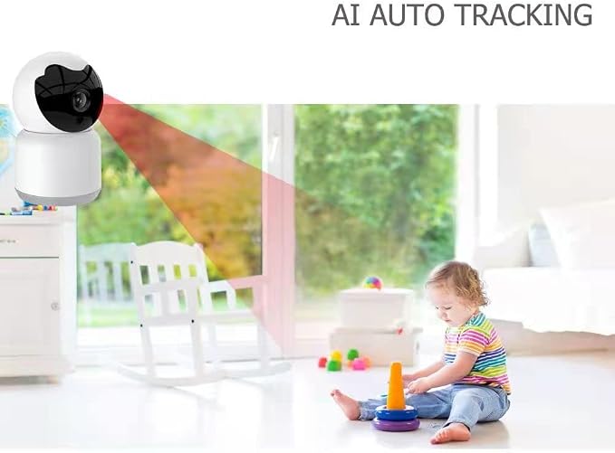Home Security Camera, Tuya 3MP Indoor Pan-Tilt Smart Camera - Image 5