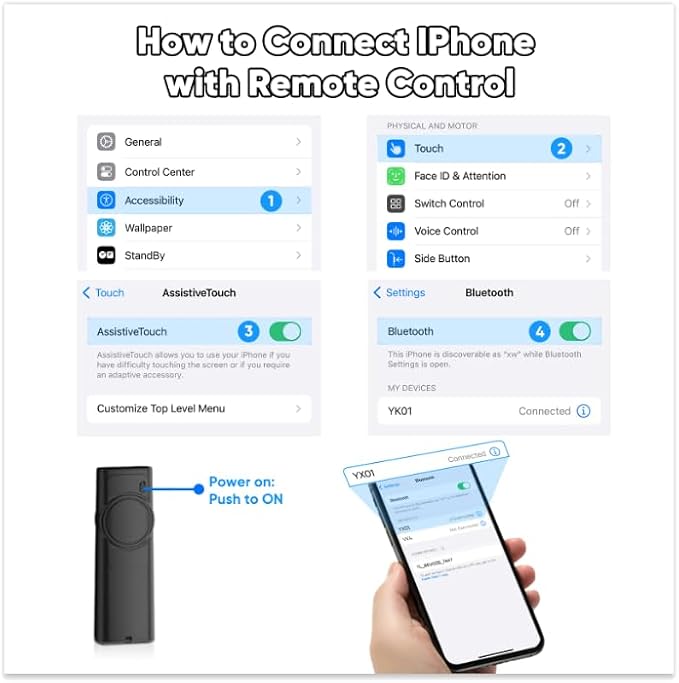 Phone Stand with Speaker with Bluetooth 5.3, Phone Stand with Remote Control & - Image 3