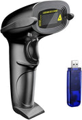 NADAMOO Wireless Barcode Scanner 328 Feet Transmission Distance USB Cordless 1D by NADAMOO