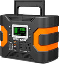 HOWEASY Portable Power Station 300W, 236Wh Solar Generator with Pure Sine Wave 110V AC Output, Backup Lithium Battery with LED Light for Outdoor Camping Travel Home Blackout by HOWEASY