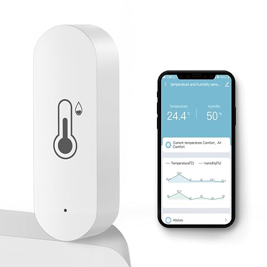 WiFi Temperature Humidity Sensor Smart Hygrometer Thermometer Sensor by DoHome