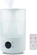 Top Fill Humidifiers for Bedroom, 4.0L Tank Cool Mist Humidifiers for Large Room, 40H Runtime, Plants with 9H Timer, Auto Shut-Off,Quiet Ultrasonic Humidifier with 360° Nozzle for Baby Nursery by Ryistc