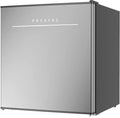 1.7 Cu.Ft Mini Fridge with Freezer, Mini Fridge for Bedroom, Small Refrigerator, Dorm Refrigerators with Freezer, Compact Refrigerator for Office, Apartment, Dorm, Bedroom (Grey) by Frestec