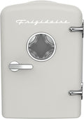 Frigidaire EFMIS171 Retro Mini Portable Personal Fridge - Ideal for Home, Office or Dorm - Includes Carrying Handle, AC/DC Wall/Car Charger (Grey) by Unknown