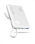 INIU Portable Charger, Slim 45W 10000mAh Power Bank with Build in USB-C Cable for Travel, Fast Charging USB C in&Out Battery Pack, External Phone Charger for iPhone 17 16 15 Samsung S25 S24 Google etc by INIU