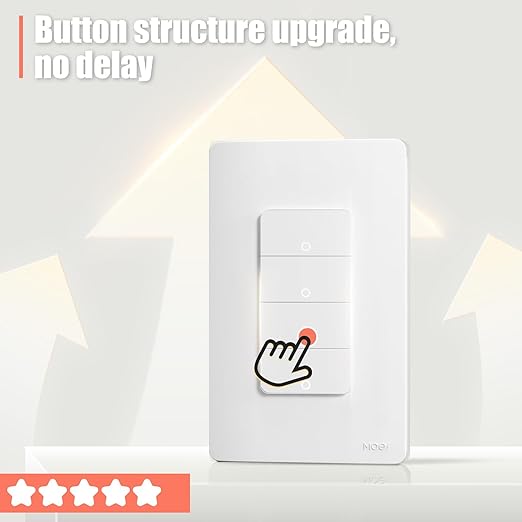 MOES 2nd Generation Wi-Fi Smart Light Switches, Neutral Wire Required, - Image 3