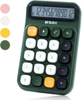 M&G Mechanical Switch Calculator, 12 Digits, Large LCD Display and Big Buttons by MG