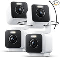 WYZE Duo Cam Pan 2 Pack, Indoor/Outdoor IP65 2K 360° Pan/Tilt Smart Home by WYZE