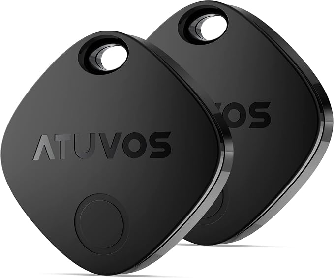 ATUVOS Air Tracker Tags-2 Pack, Keys Finder and Item Locator by ATUVOS