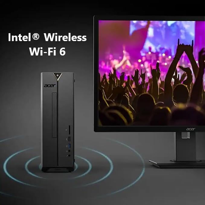 Acer Aspire SFF 8L Desktop Computer | Intel Multi-Core CPU | 16GB DDR4 RAM, 1TB SSD | WiFi 6E | Intel UHD Graphic | Wired Keyboard & Mouse, Lifetime Office 365 for The Web - Image 8