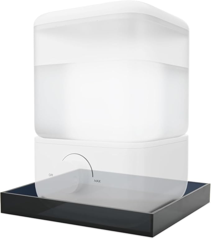 Acrylic Humidifiers Tray for LEVOIT Classic 160 Top-Fill Humidifiers 2.5L Tank, Leak-Proof Tray for Humidifier, Moisture-Proof TankFloor (Not Include Humidifier) (Transparent black, 2.5L) by Homakover