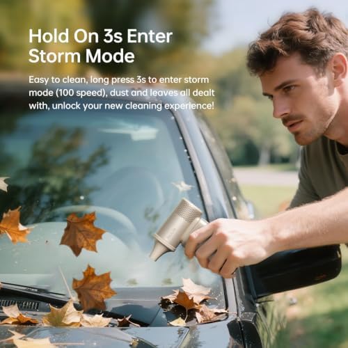 JISULIFE Portable Handheld Fan Ultra2 9000mAh Max 25 Hrs, 3 IN 1, 100 Speed - Image 6