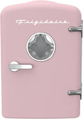Frigidaire EFMIS171 Retro Mini Portable Personal Fridge - Ideal for Home, Office or Dorm - Includes Carrying Handle, AC/DC Wall/Car Charger (Pink) by Unknown
