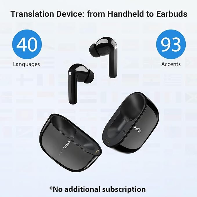 Timekettle M3 3 in 1 Language Translation Earbuds, 43 Languages & 96 Accents - Image 2