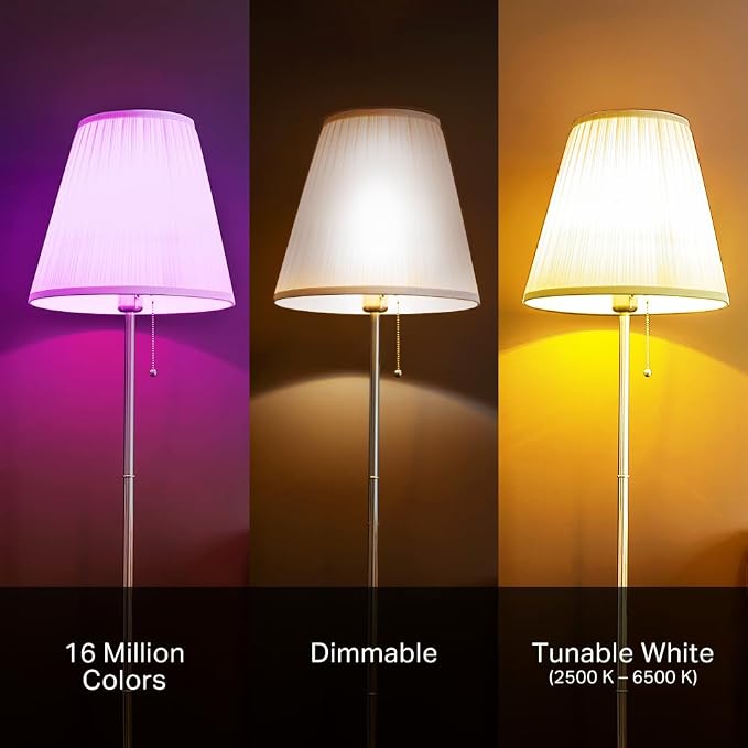 New Kasa Smart Bulb, Full Color Changing Dimmable Smart WiFi Light Bulb - Image 7