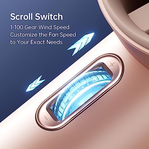 JISULIFE Handheld Fan Pro1S - Next-Gen Airflow: Up to 12H Runtime - Image 4