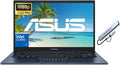 ASUS Vivobook 14" FHD Business Laptop Computer, Intel Core 5 120U (10-core) Processor, 16GB RAM 1TB SSD, Windows 11 Pro, AI Copilot, Camera Privacy Shutter, PLUSERA 8-in-1 Hub Included, Quiet Blue by Unknown