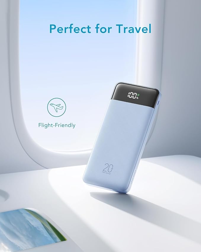 charmast 20000mAh Portable Charger with Built in Cables, 22.5W Travel Power Bank Fast Charging, USB C Cell Phone Battery Pack for iPhone 16/15/14/13/12/11 Series, iPad, Samsung, Android, Tablet - Image 6