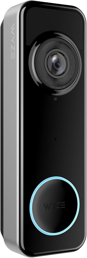 Wyze Battery Video Doorbell Wireless Camera, 1536x1536 HD+ by Amazon+Renewed