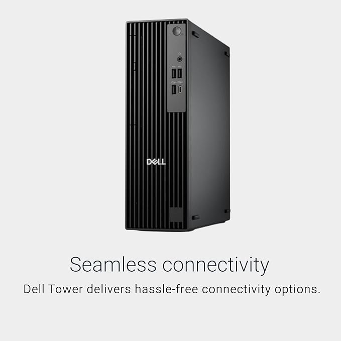 Dell Pro Slim QCS1250 Business Desktop Computer, Intel Core Ultra 5 235(Beats i7-12700), 16GB DDR5, 512GB PCIe SSD, Dual 4K Monitor Support, USB-C, HDMI, RJ-45, Wi-Fi, Wired KB & Mouse, Windows 11 - Image 6