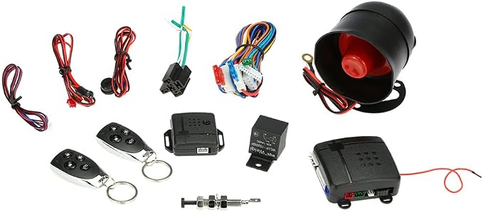 Universal 12V Auto Car Alarm， Car Vehicle Security System Burglar Alarm - Image 4