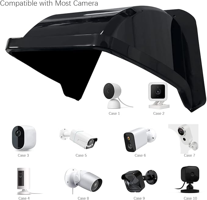 Universal Security Camera Sun Rain Cover Shield Cover Shield - Image 2
