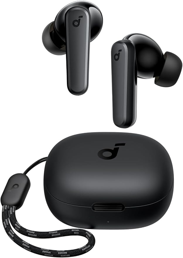 Soundcore by Anker P20i True Wireless Earbuds, with Big Bass, 30H Playtime | Bluetooth 5.3, Water-Resistant, 2 Mics for AI Clear Calls, 22 Preset EQs, Customization via App by Unknown