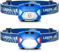 Lepro Headlamp Battery Powered Waterproof LED Headlight 2 Pack - Blue by Lepro