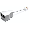 Phone Jack Splitter for Landline Telephone RJ11 6P4C 2 Way Adapter Made in USA by RetailAndBulk