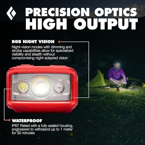 BLACK DIAMOND Storm 550 Headlamp, USB-C Rechargeable, Dimmable, Octane - Image 4