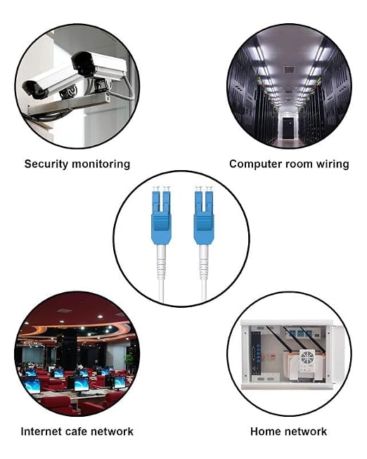 50M OS2 LC to LC Outdoor Armored Fiber Patch Cable, Uniboot Single Mode 9/125µm - Image 7
