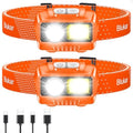 Blukar LED Headlamp Rechargeable, 2000L Super Bright Headlight Flashlight by Blukar